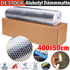 2m² Alubutyl 50x400cm Dämmmatte selbstklebend Anti Dröhn Matte KFZ Dämmung.Matte