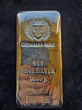 Silberbarren 1000g 999