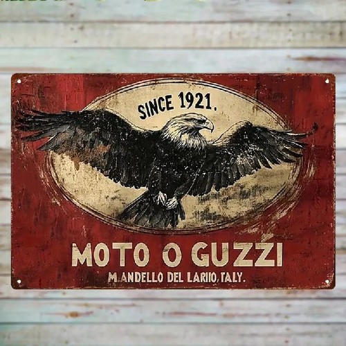 Blechschild moto guzzi since - blechschild,