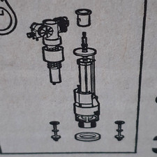 GROHE Eco-Set Austauschgarn. mit Füllventil und Ablaufventil 3769PI0 Ersatzteil