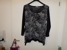 Schwarz graues Oberteil von Your Life Your Fashion Größe 48/50 gebraucht