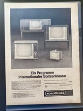 Nordmende Fernseher Großkombination Original 1964 Vintage Advert Werbung Reklame