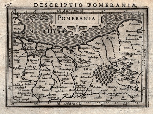 Pommern original kupferstich - pommern,