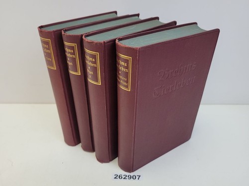 Buch brehms tierleben - 4x, "brehms