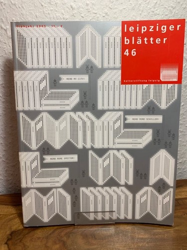 Leipziger blätter heft - leipziger, 46