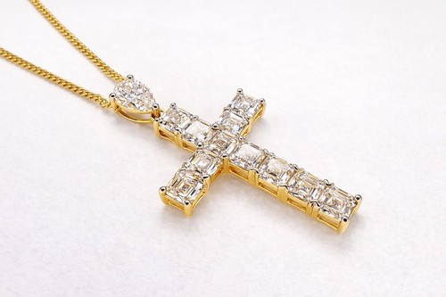 Kreuz anhänger 1ct vvs - 2.1ct, ef/vvs