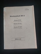 Werkstattheft Wh 5 Radio Olympia 571 W Wn / L/P Sachsenwerk Schaltplan DDR