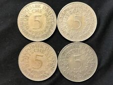 4x 5 DM 1951 D,F,G,J -