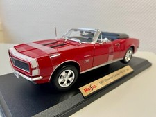 DieCast 1967 Chevrolet Camaro RS/SS 396 Cabrio Maisto Modellauto 1:18 Rot US Car