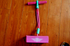  Pogo Stick pink Fun and Safe  Outdoor Sports Jump Bar for Jumper Let`s Go 