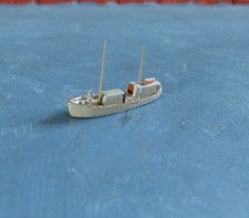 Metall Modell 1 : 1250 : kleiner Fischkutter in grau von Hammonia 2 cm