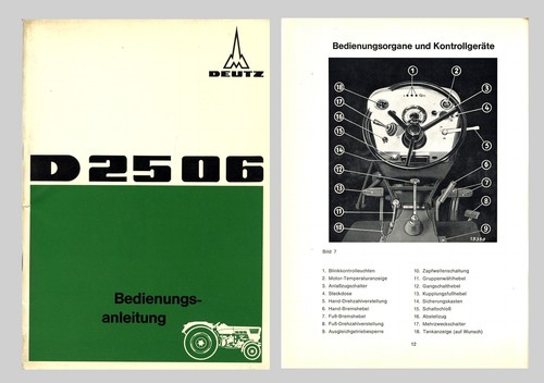 Deutz 2506 traktor - deutz, d