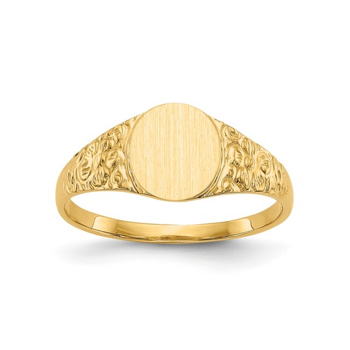 Karat massiver siegelring - 14,