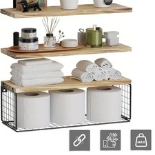 Wandregal, 3+1 Holz Küche