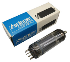 Vintage Heninger Servix München Elektronenröhre PL 504 mit OVP vom 25. Juli 1969