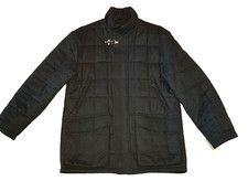 Herren-Winterjacke v. Bogner, dunkelgrau-anthrazit, Stepp, Wollstoff, Gr. 52