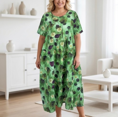 46 leinen kleid - gr,