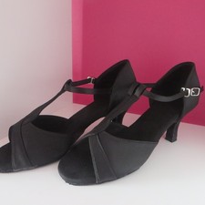 Tanzschuhe Schwarz Veloursohle