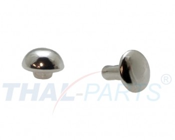 100 stück rundkopfnieten 6mm - stück,