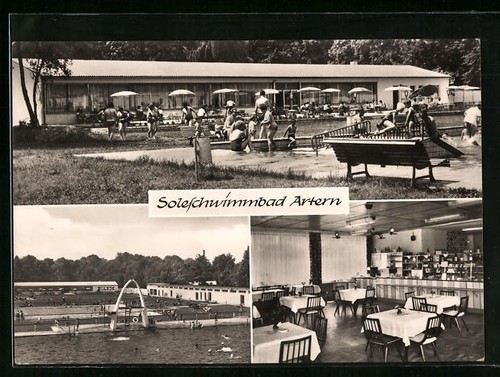 Artern ansichtskarte cafe - ansichtskarte,,
