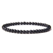 Onyx schwarz Perlenarmband 6mm