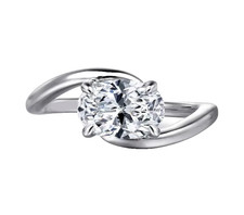 Solid 950 Platinum 1.40 Karat