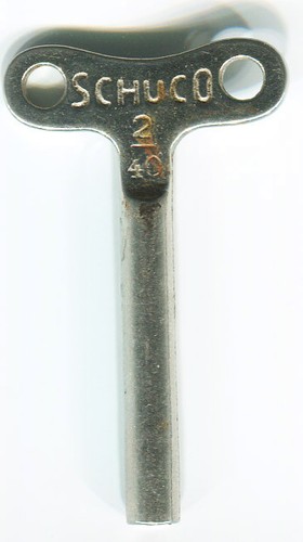 Schuco schlüssel 2 40 - schlüssel, nr.