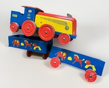 HABA 60er Jahre Lok groß Zug