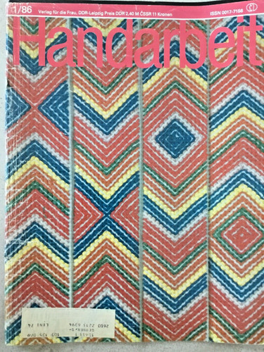 Handarbeit 1986 unbenutzter - handarbeit, 1/1986
