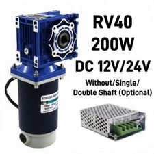 Rv40 12v 24v worm - dc, 12v/24v