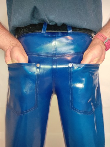 Unisex jeans hose - jeans, latex