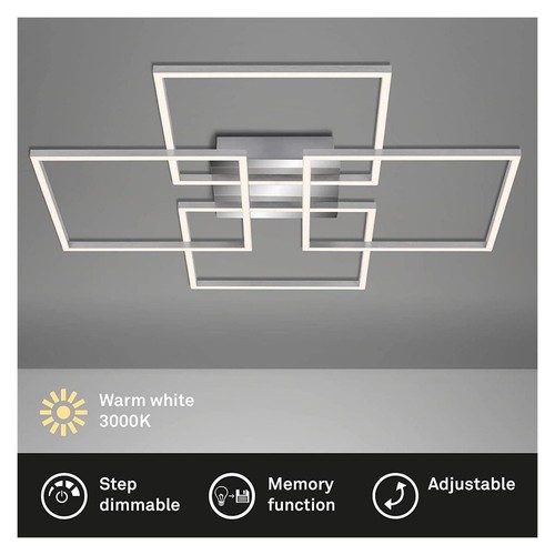 Led deckenleuchte frame - deckenleuchte, alu