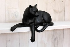 Dekofigur Katze Kater liegend