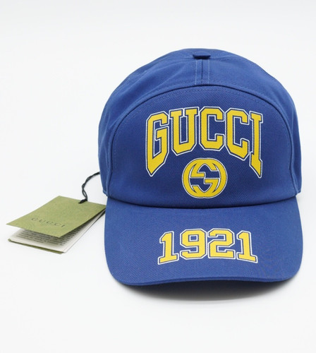 Gucci herren cap blau - blau, logo