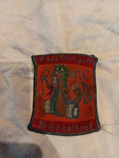 Alter Rocker Biker Kutte Aufnäher, Patch, Fase Dragon MC Düsseldorf