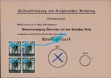 B24429 Wahlzettel Stimmzettel