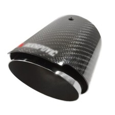 Auspuffblende Endrohr Carbon