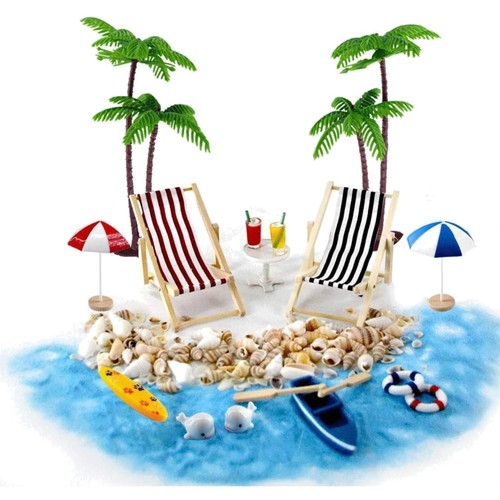 Miniatur strand set deko - strand-set,