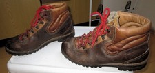 Stab. 70er J. Vintage Wander-Bergsschuhe,Gr.42 Dachstein br. Echtl./Zermattsohle