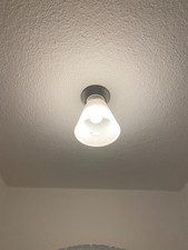 Deckenlampe, Glas, weiß -