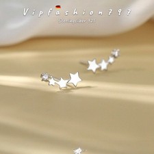 Drei Stern Ohrstecker echt