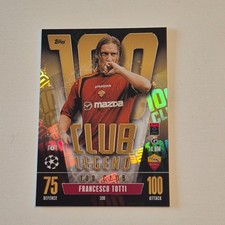 TOPPS  - AS ROMA   - CLUB 100 - FRANCESCO TOTTI