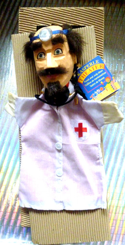 Handpuppe doktor arzt - handpuppe,