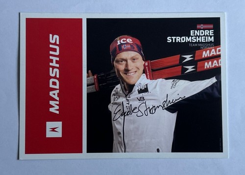 Orig biathlon autogrammkarte - biathlon,