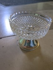 Vintage 50er, Glasschale, Fuß