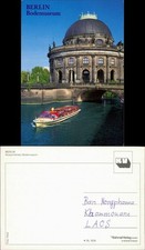 Ansichtskarte Mitte-Berlin Museumsinsel/Bodemuseum Wassertaxi 1990