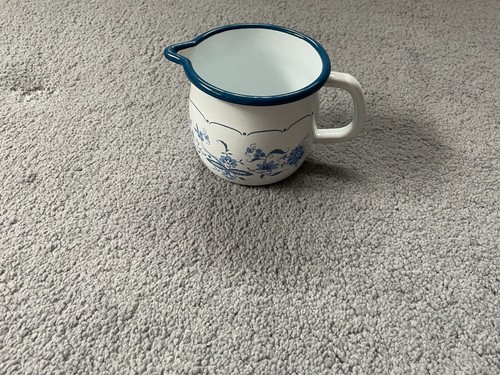 Emaille kännchen 10cm - emaille,