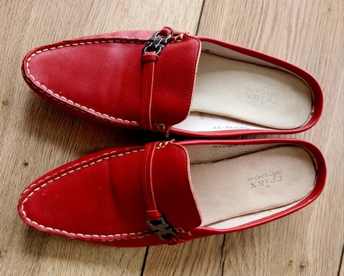 Damenschuh slipper leder 37 - leder, gr.37
