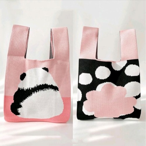 Hund red strick tasche - hund,