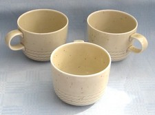 Thomas Corda Umbra Beige 3 Kaffeetassen Tassen Porzellan